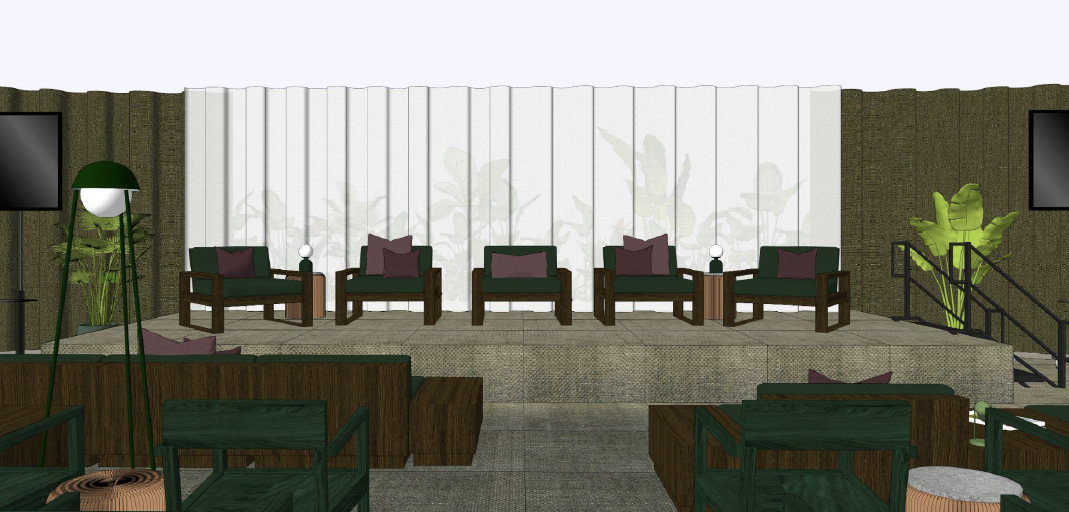 Mainstage Rendering 2025 Mainstage rendering by Saguez & Dash