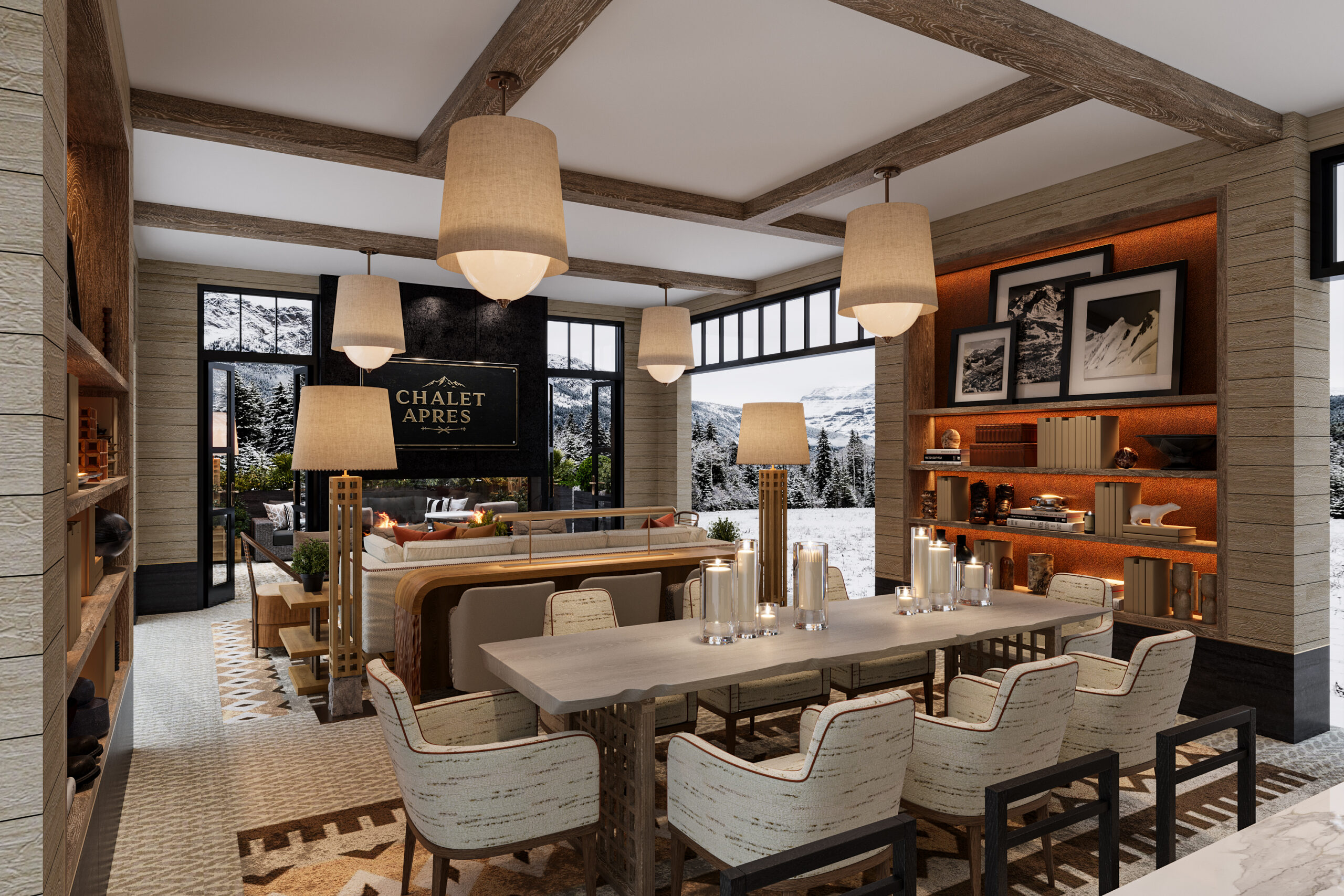 Chalet Apres Rendering for Apartments by Marriott at BDNY